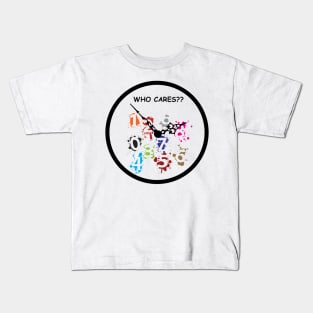 Who Cares? clock Kids T-Shirt